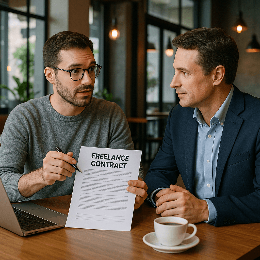 découvrez les éléments essentiels à inclure dans vos contrats freelance pour garantir votre protection et sécuriser vos relations professionnelles. apprenez à rédiger des accords clairs et juridiquement solides pour éviter les malentendus et vous concentrer pleinement sur votre travail.